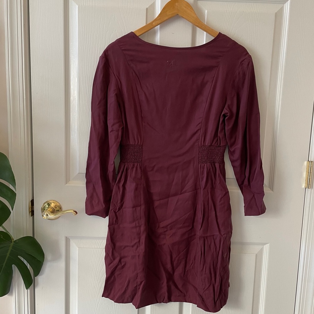 ☕️Maroon Bridge and Burn dress Sm/Med - Picture 4 of 5